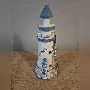 Nautical Blue and White Lighthouse Fenwick Island